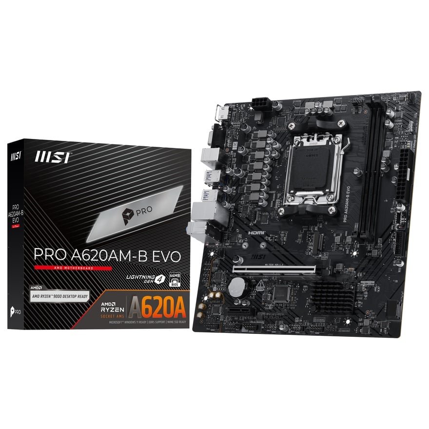PRO A620AM-B EVO | MSI AMD A620Aチップセット マザーボード | 株式