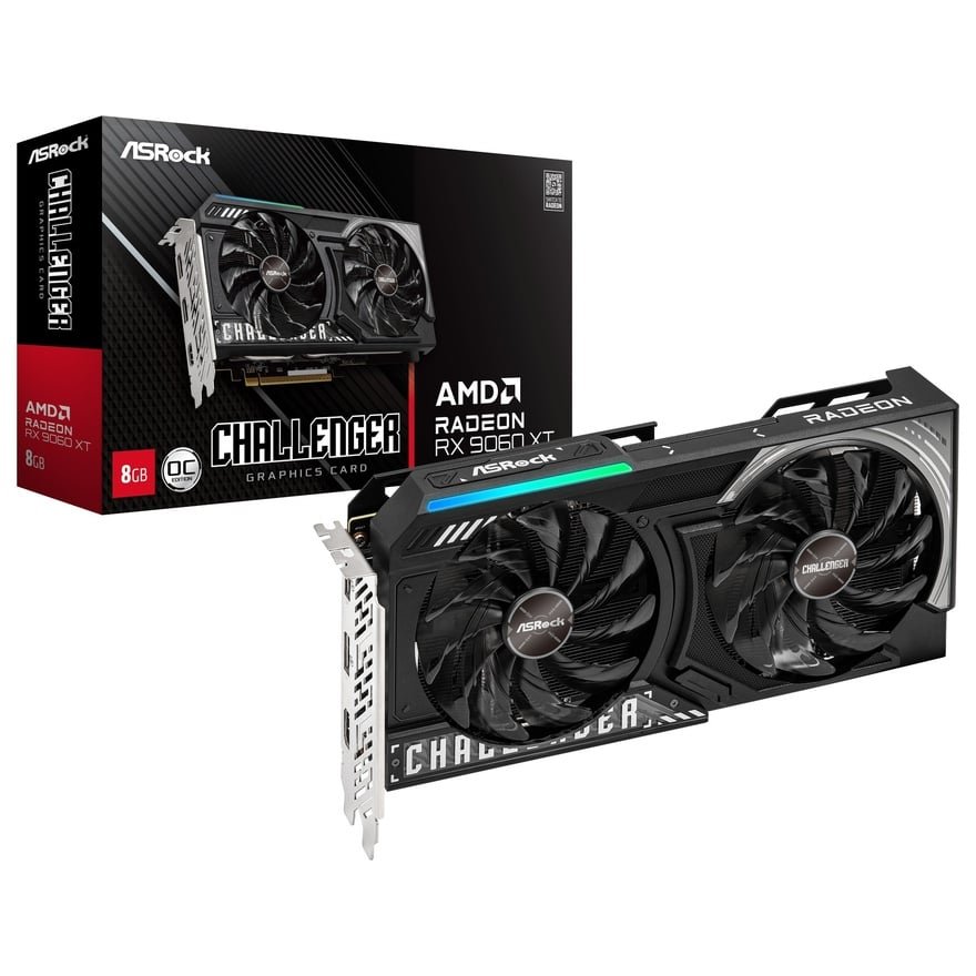 Radeon RX 9060 XT Challenger 8G OC | ASRock グラフィック