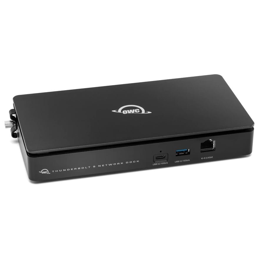 Thunderbolt 5 Dual 10GbE Network Dock | OWC ネットワークドック