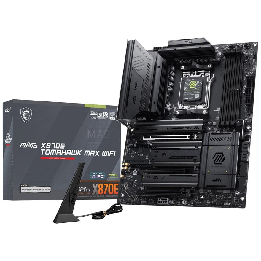 MSI MAG X870 TOMAHAWK WIFI X870チップセット搭載 MAG X870E TOMAHAWK WIFI | MSI マザーボード AMD X870E/X870チップ