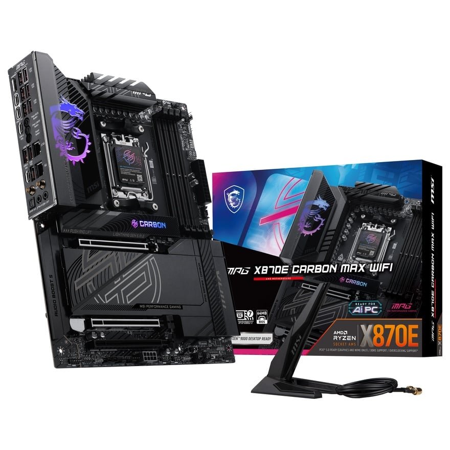 MPG X870E CARBON MAX WIFI | MSI マザーボード AMD X870E/X870チップ