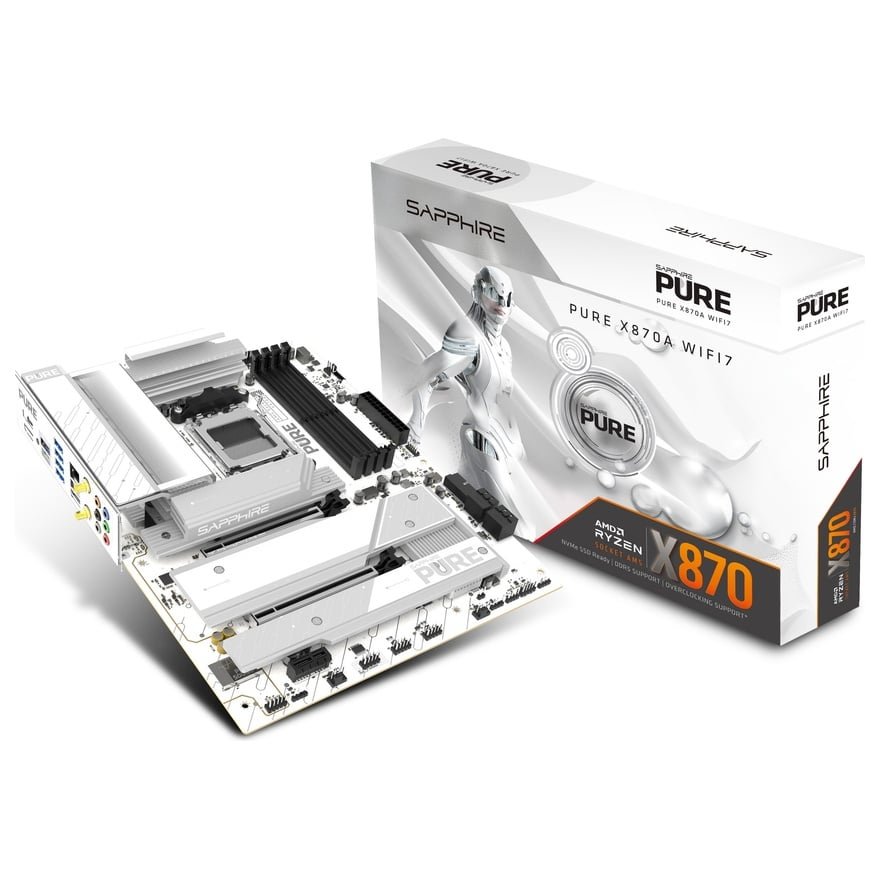 SAPPHIRE PURE X870A WIFI7 | SAPPHIRE マザーボード AMD X870E/X870