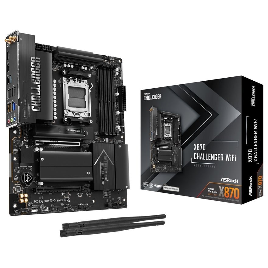 X870 Challenger WiFiシリーズ | ASRock マザーボード AMD X870E/X870