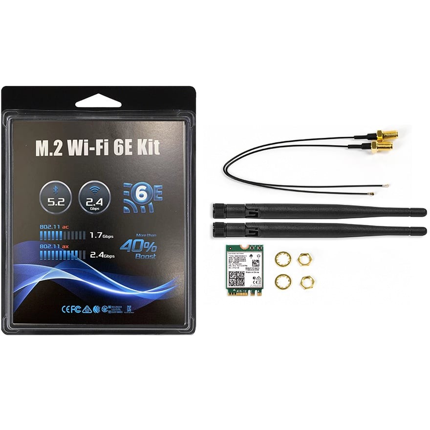 ASRock M.2 WiFi 6E kit R2.0 WiFiカードセット