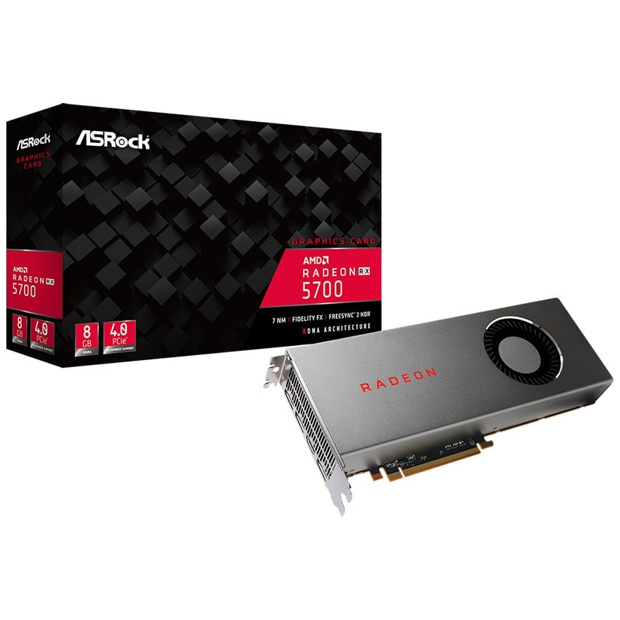 AMD Radeon RX 5700 8GB グラフィックボード 動作確認済み Radeon RX 5700 8G | ASRock グラフィックボード RADEON RX 5700