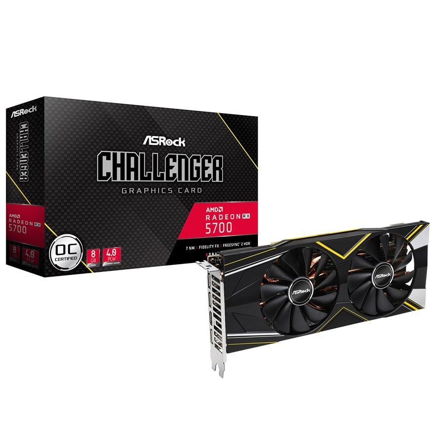 Radeon RX 5700 Challenger D 8G OC | ASRock グラフィックボード