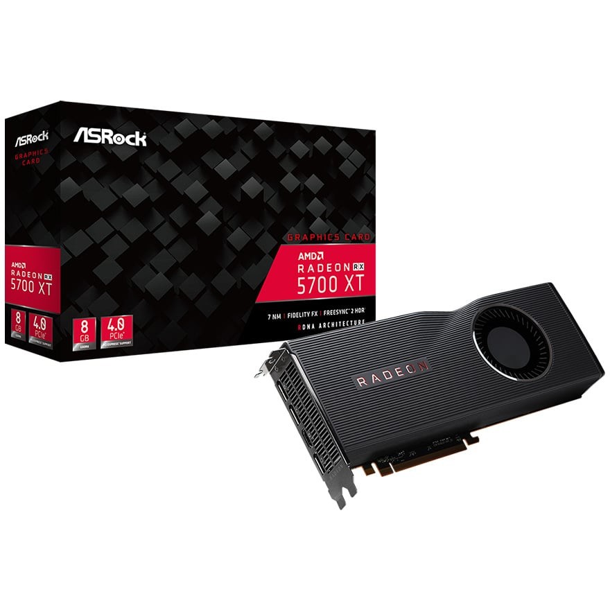 Radeon RX 5700 XT 8G | ASRock グラフィックボード RADEON RX 5700 XT ...