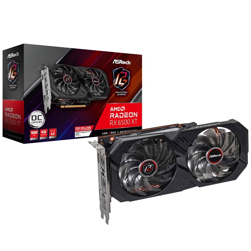MSI グラフィックボード デュアルファン radeon RX 6500 XT MSIの「Radeon RX 6500 XT MECH 2X 4G OC」が発売、デュアルファン仕様