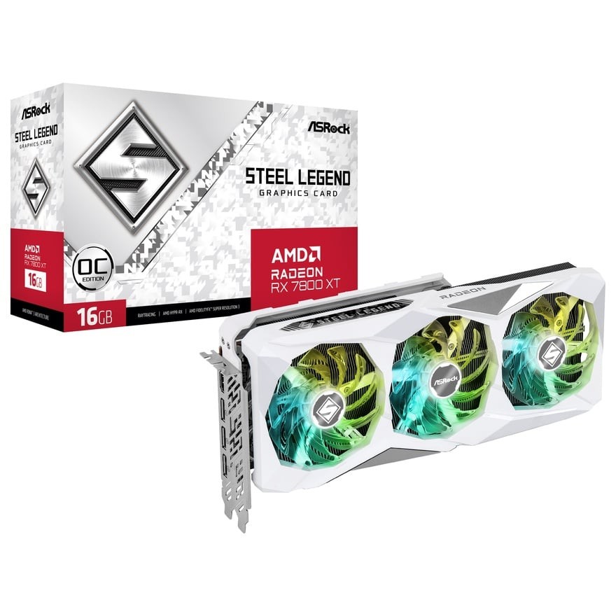 Radeon RX 7800 XT Steel Legend 16G OC | ASRock グラフィックボード