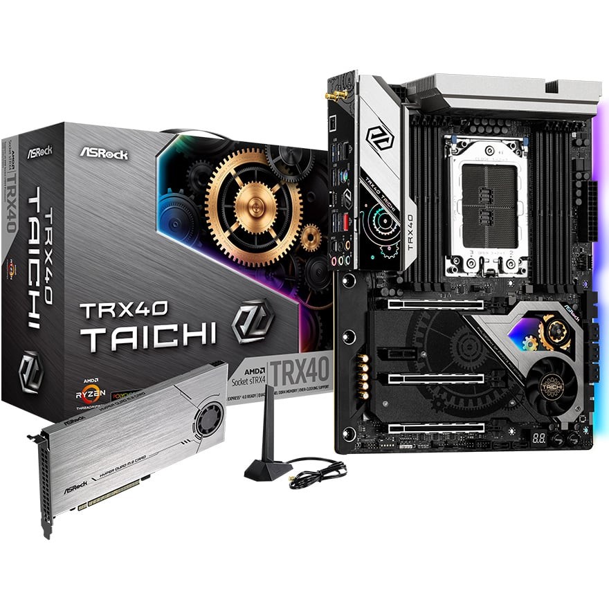 TRX40 Taichi | ASRock マザーボード AMD TRX40チップセット | 株式