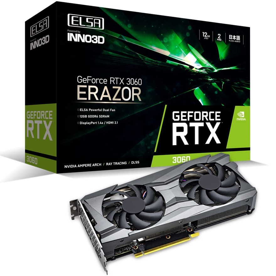 GEFORCE RTX 3060 12GB ELSA(エルザ) INNO3D