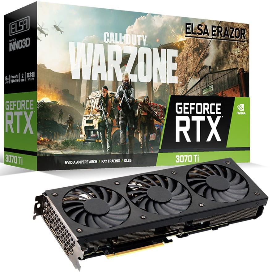 美品　RTX3070Ti 　Colorful 　ELSA　23/10まで保証