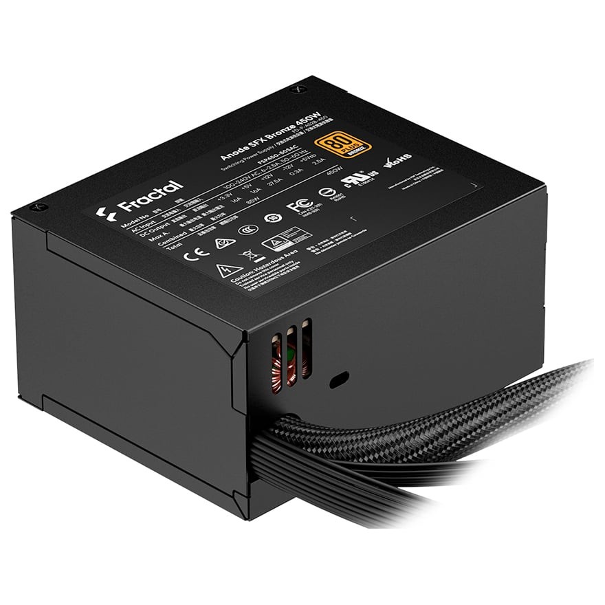 Fractal Design、小型PC向けのSFX電源ユニット「Anode SFX