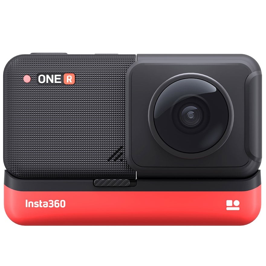 Insta360 ONE R 本体 360度レンズ 大容量バッテリー 自撮り棒-