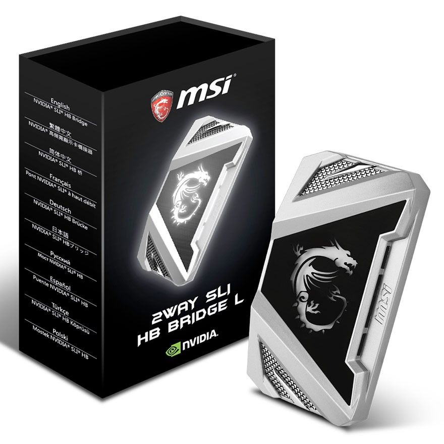2WAY SLI HB BRIDGE SILVERシリーズ | MSI SLI HBブリッジ 2WAY SLI HB BRIDGE SILVERシリーズ | MSI SLI HBブリッジ