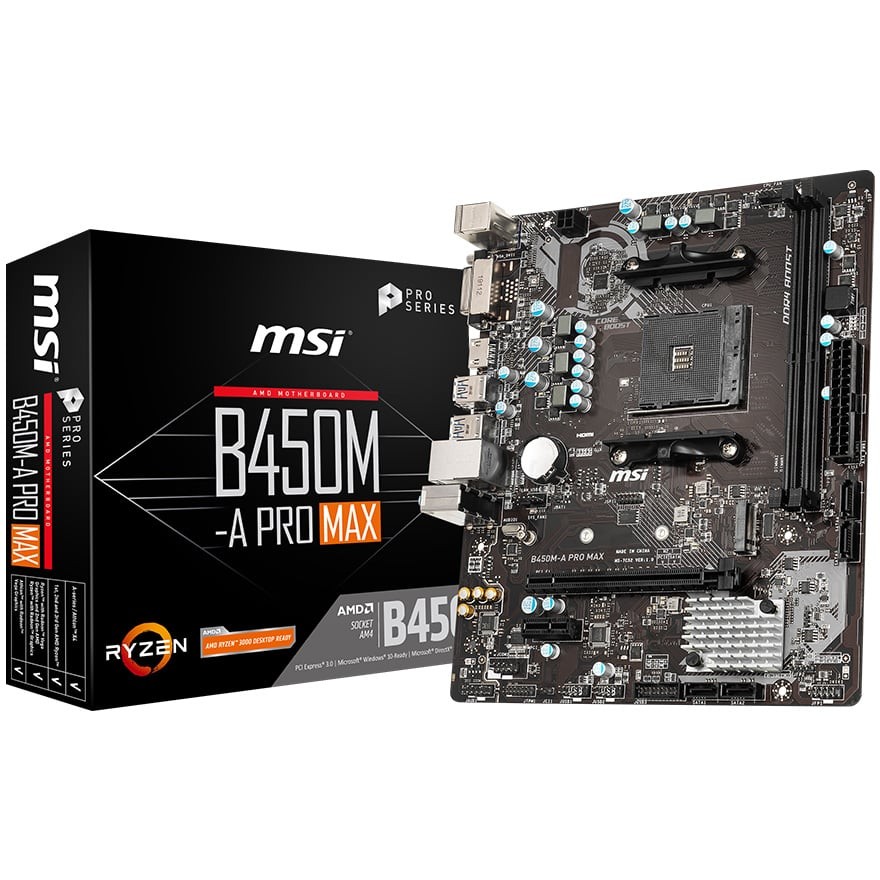 B450M-A PRO MAX | MSI マザーボード AMD B450チップセット | 株式会社 