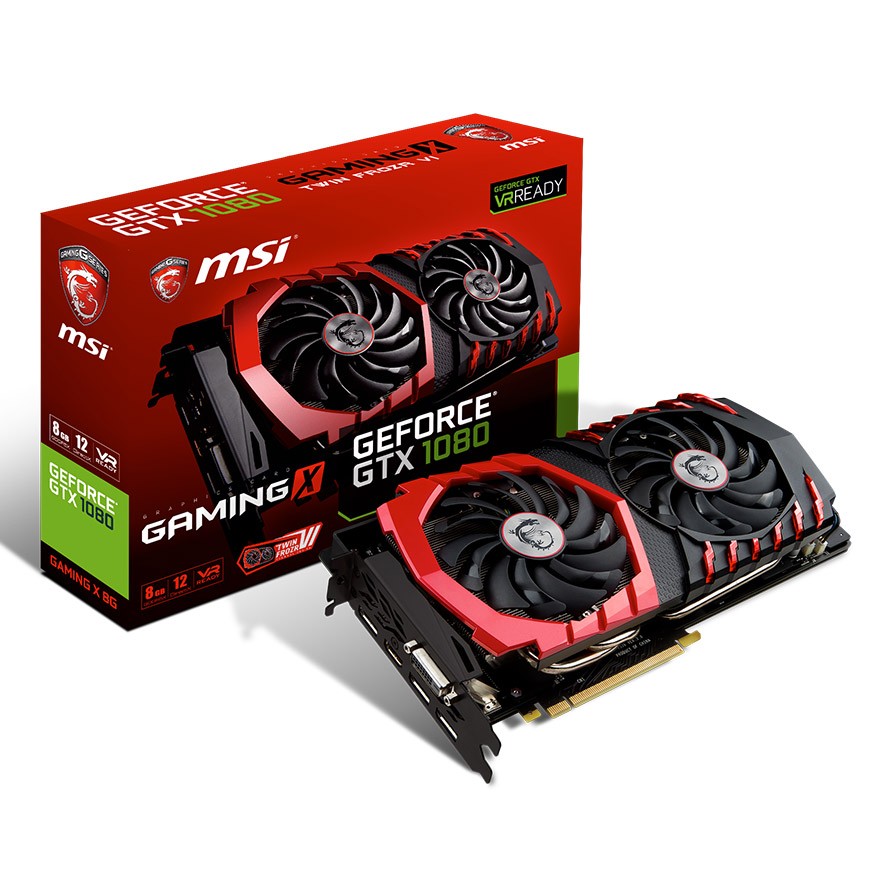 GeForce GTX 1080 GAMING X 8G | MSI グラフィックボード GeForce GTX