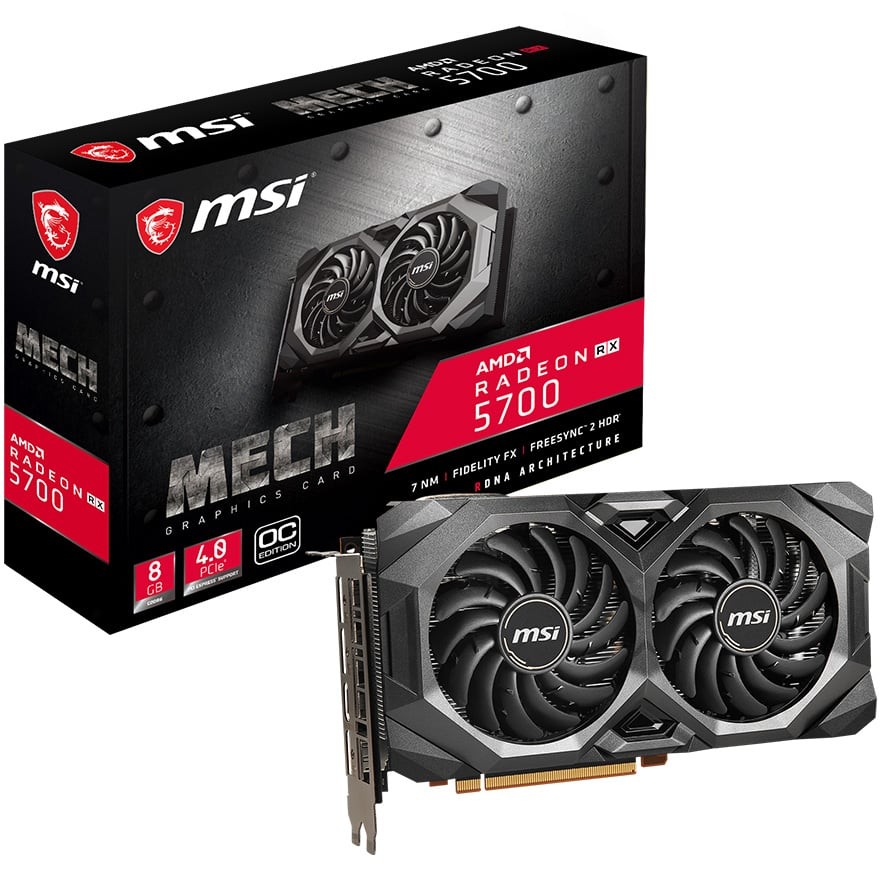 Radeon RX 5700 MECH OC | MSI グラフィックボード RADEON RX 5700