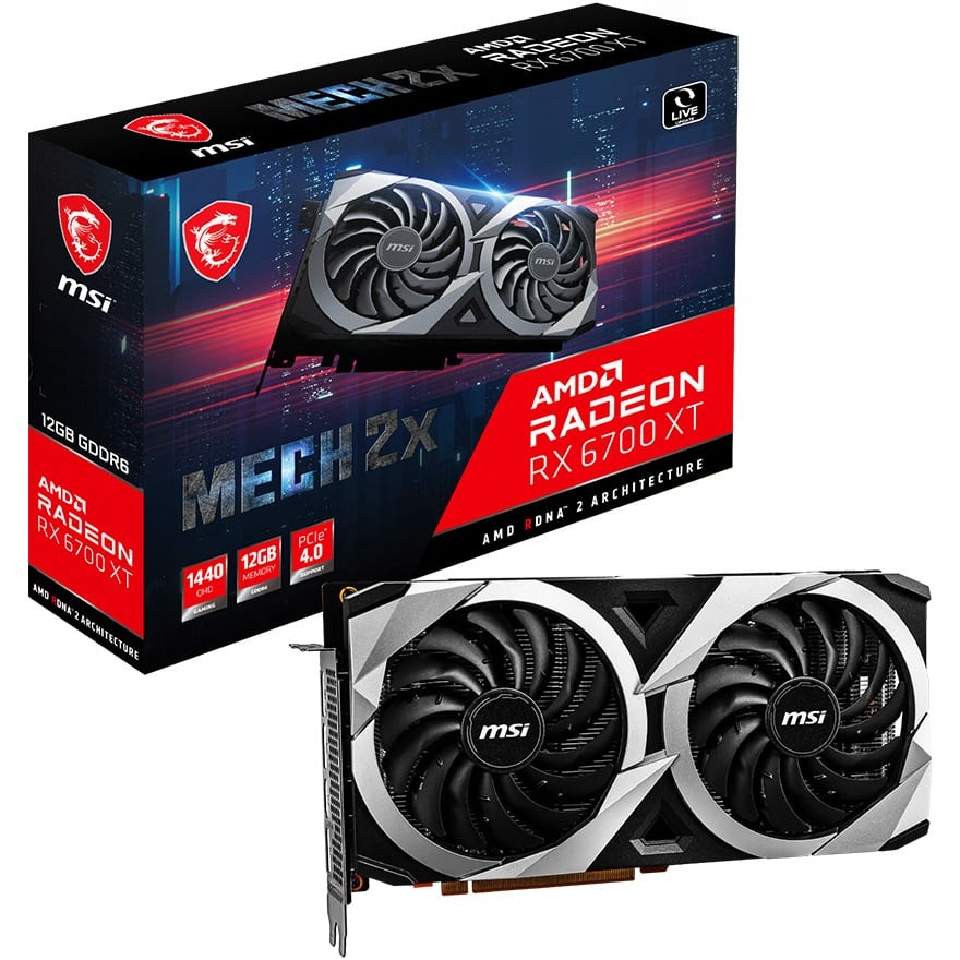 Radeon RX 6700 XT MECH 2X 12G | MSI グラフィックボード RADEON RX