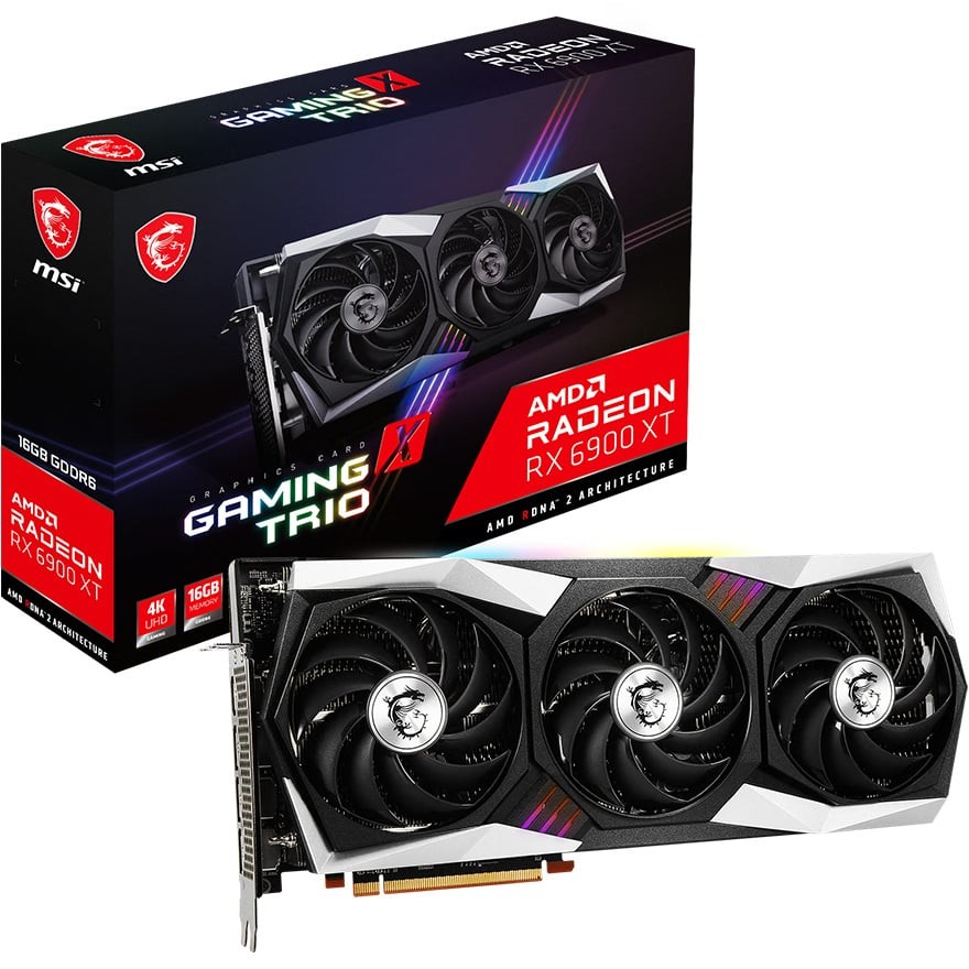 グラフィックボード・グラボ・ビデオカード AMD Radeon RX 6900 XT 16GB Radeon RX 6900 XT GAMING X TRIO 16G | MSI グラフィックボード