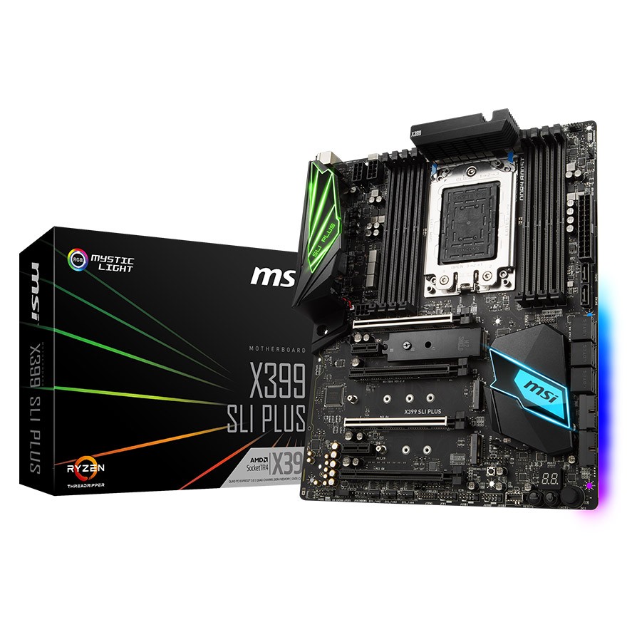 X399 SLI PLUS | MSI マザーボード AMD X399チップセット | 株式 X399 SLI PLUS | MSI マザーボード AMD X399チップセット | 株式