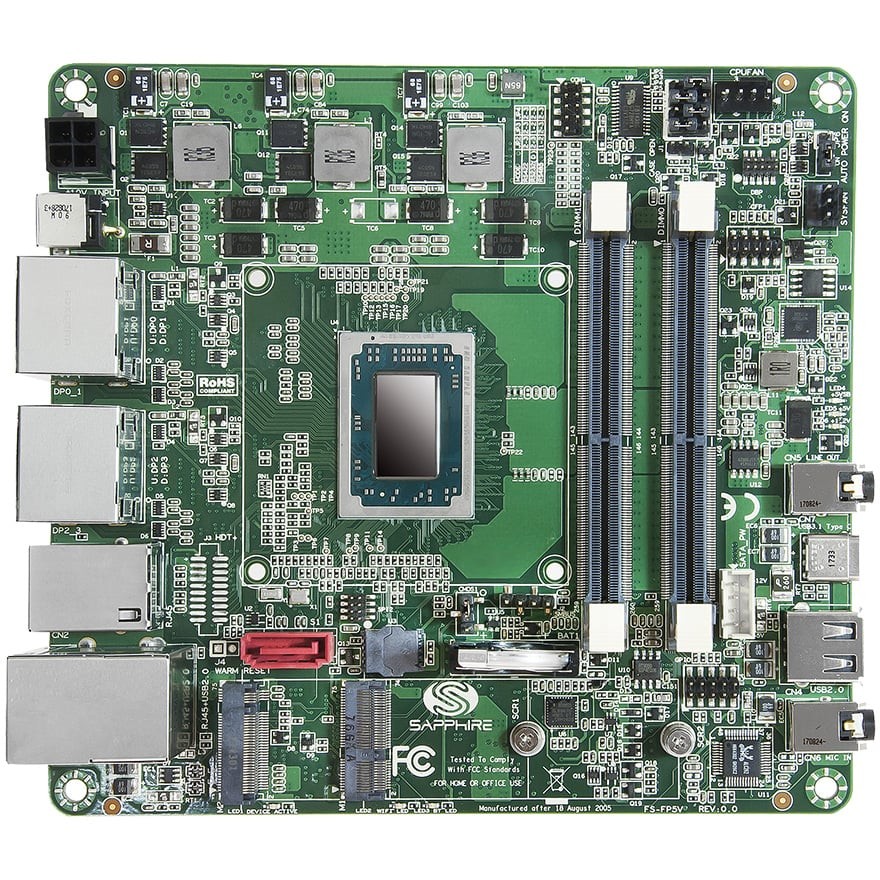 SAPPHIRE FS-FP5V | SAPPHIRE 組み込み向けマザーボード | 株式