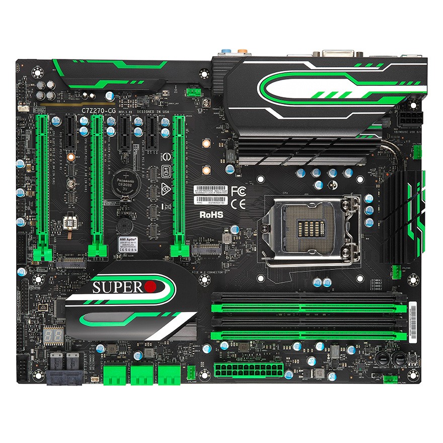 C7Z270-CG | SuperO マザーボード Intel Z270チップセット