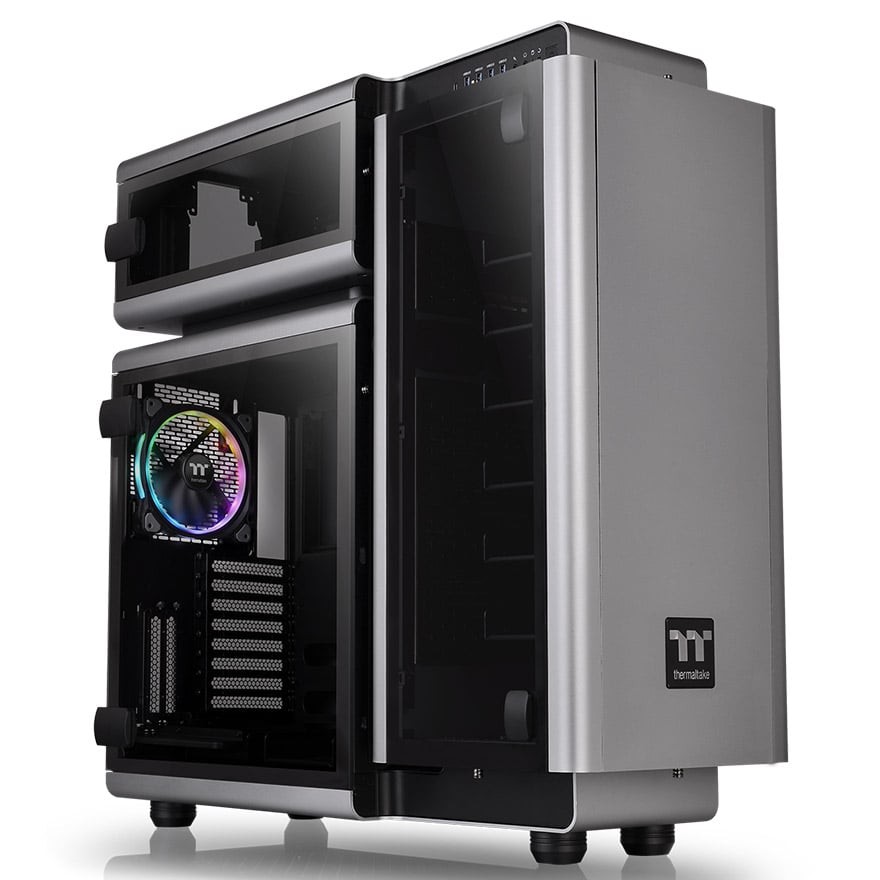 Thermaltake、4面強化ガラス採用の20周年記念大型Cube型PCケース