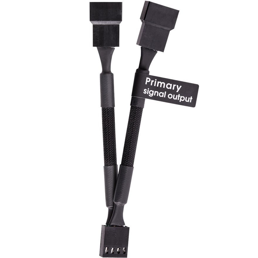 PWM Fan 4 Pin YCable 3Pack Thermaltake PWMファン分岐ケーブル 株式会社アスク